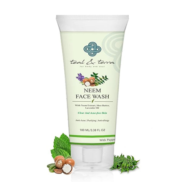 Teal & Terra Organic Neem Face Wash - 100 Ml