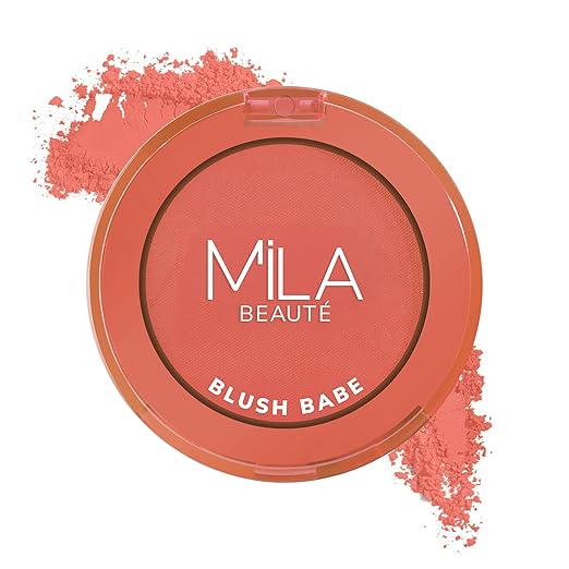 Mila Beaute Blush Babe Powder Blush Peach Soda - 5 gms
