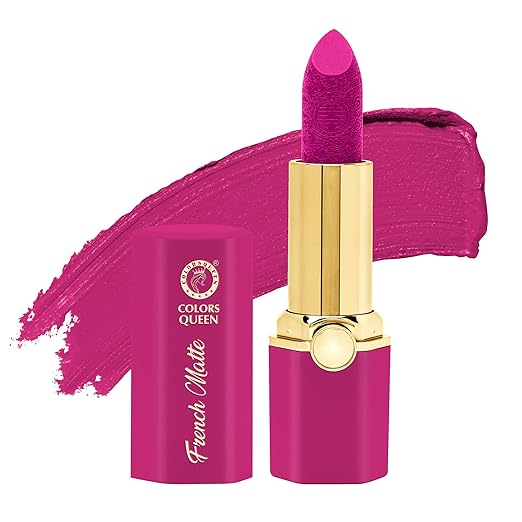 Colors Queen Lipstick Glam Pink (Matte) - 3 gms