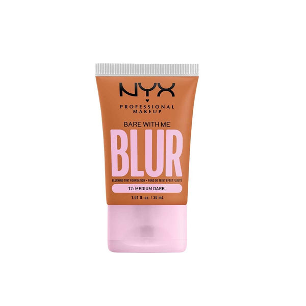NYX Professional Makeup Bare With Me Blur Tint Foundation 12 Medium Dark Warm - 30 ml
