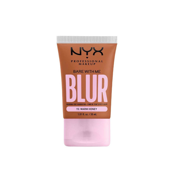 NYX Professional Makeup Bare With Me Blur Tint Foundation - 15 Warm Honey - 30 ml