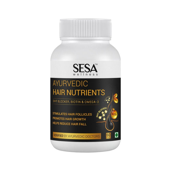 Sesa Wellness Ayurvedic Hair Nutrients - 60 Capsules