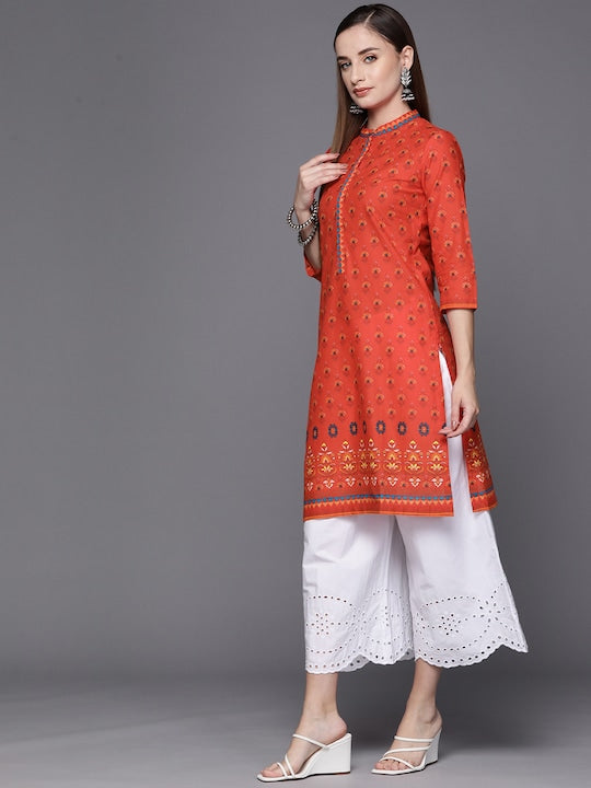 Biba Cotton Ethnic Motifs Print Kurta