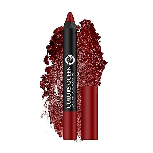 Colors Queen Color It All Non Transfer Lip Crayon Lipstick Dynamite Berry - 3.5 gms