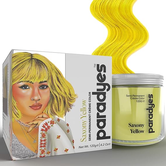 Paradyes Semi-permanent Saxony Yellow  - 120 gms