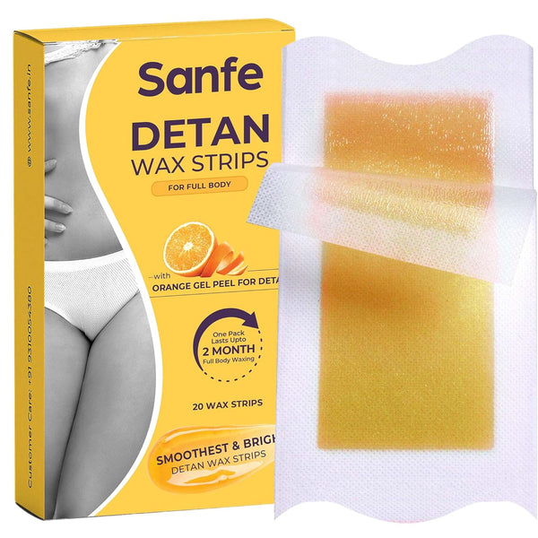 Sanfe Detan Wax Strips - pack of 20