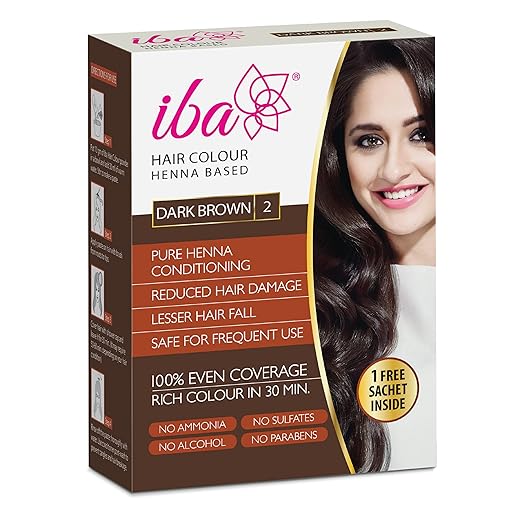 Iba Hair Colour for Women - Dark Brown - 70 gms