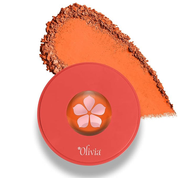 Olivia 100% Waterproof Pan Cake Face Makeup 30 Orange Mousse - 30 gms