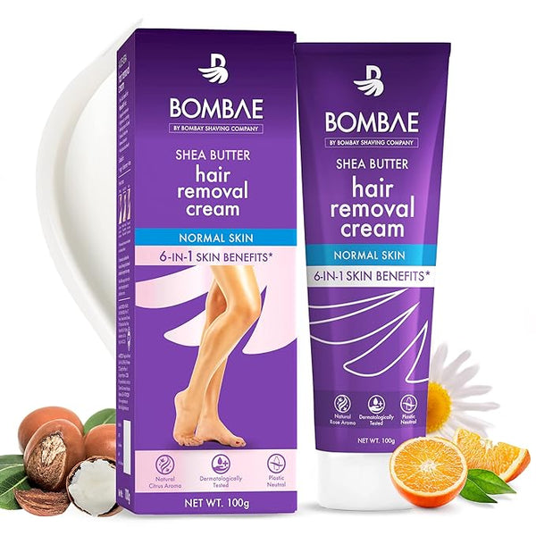 Bombae Shea Butter Hair Removal Cream For Women - 100 gms