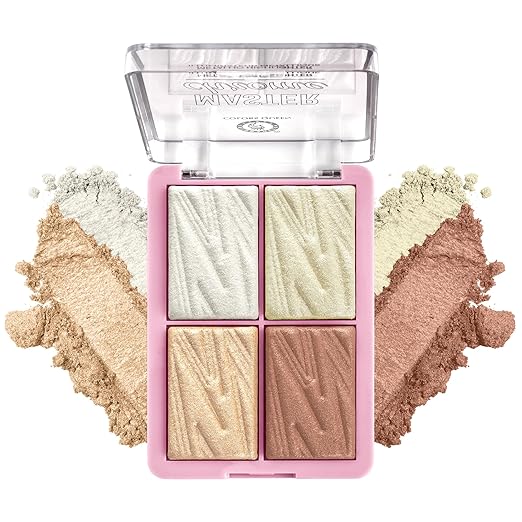 Colors Queen Master Chrome Metallic Blusher & Highlighter Shade 10 - 12 gms