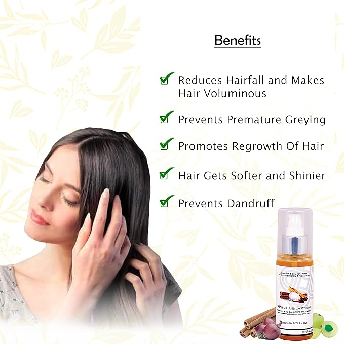 Teal & Terra Onion Oil & Castor Oil - 100 Ml
