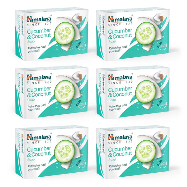 Himalaya Cucumber and Coconut Soap - 125 gms (Pack of 6)