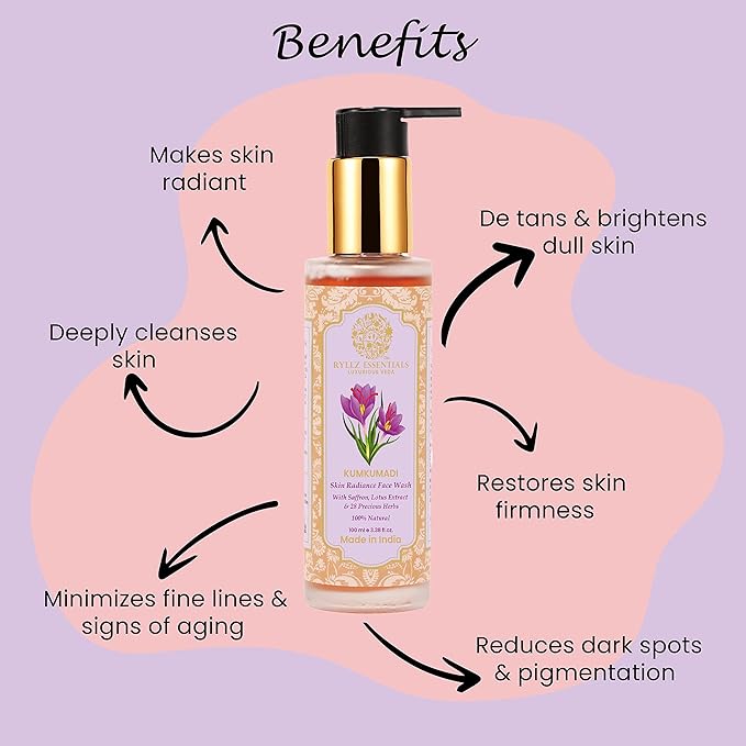 Ryllz Essentials Kumkumadi Face Wash - 100 ml
