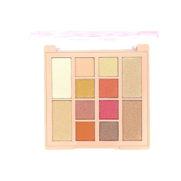 Shryoan Crystal 8+4 Highlighter Eyeshadow Palette Shade 02 - 25 gms