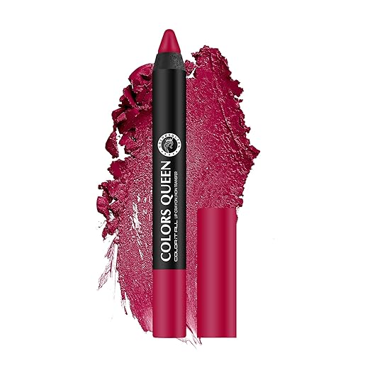 Colors Queen Color It All Non Transfer Lip Crayon Lipstick Plum Pick - 3.5 gms