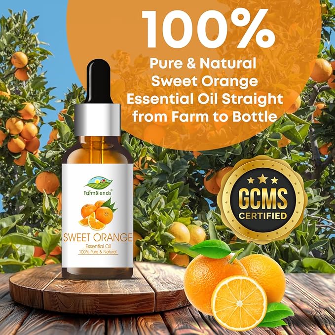 Farm Blends Sweet Orange Essential Oil - 10 ml