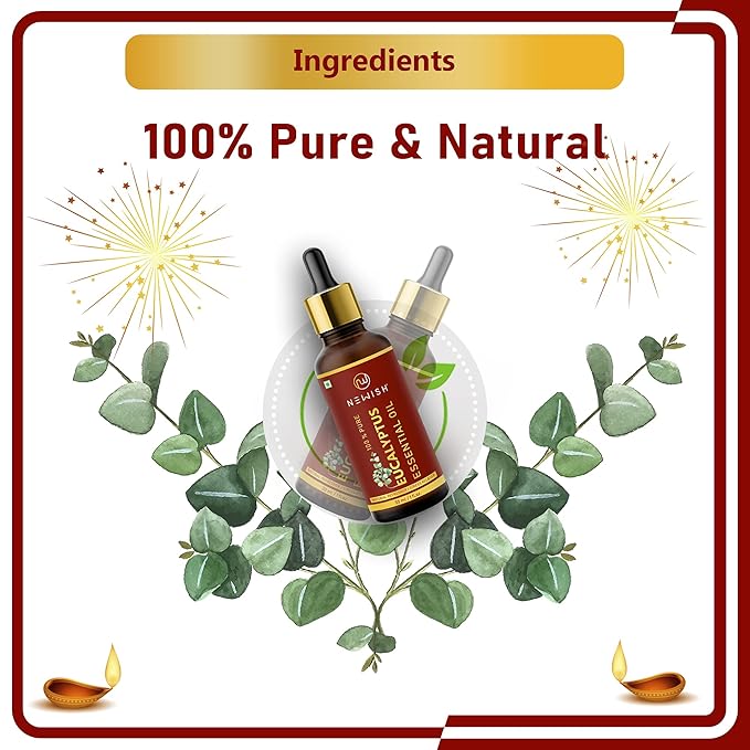 Newish Eucalyptus oil for Steam inhalation - 30 ml