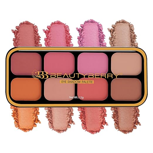 Beauty Berry Matte Eyeshadow & Blusher Palette Shade 02 - 12 gms