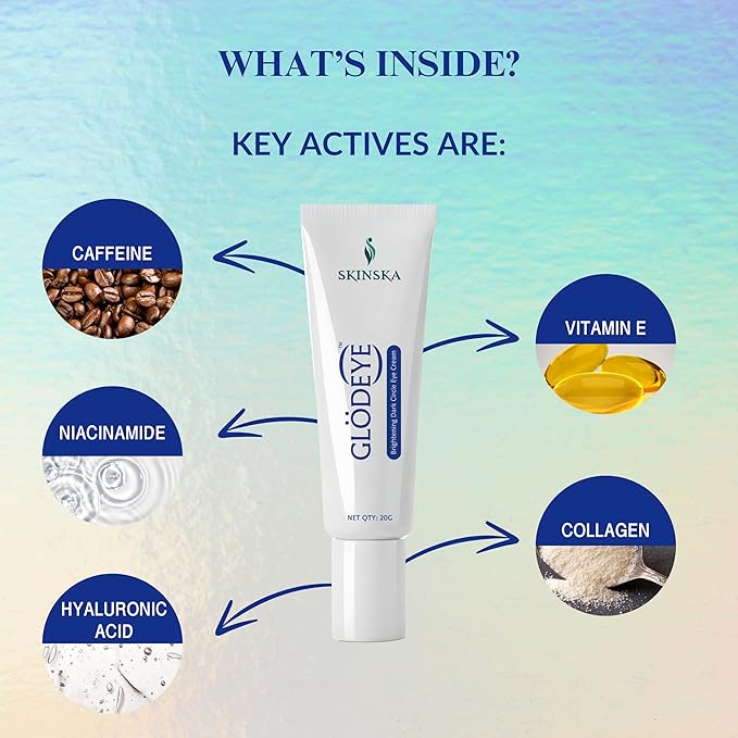 Skinska Naturals Glodeye Brightening Dark Circle Eye Cream - 20 Gms