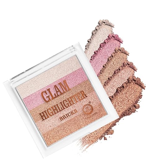 Colors Queen Glam Highlighter for Face Makeup Shade 7 - 12 gms