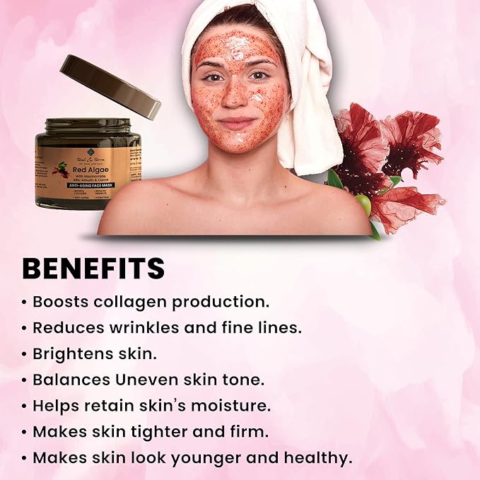 Teal & Terra Red Algae Anti-aging Face Mask - 100 Gms