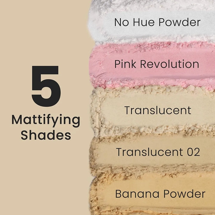 Recode Studio Pro Translucent Matte Setting Powder 12g | Shade 01 | Lightweight Oil-Control Loose Powder for All Skin Types | Long-Lasting, Shine-Free Finish | Pore Minimizer