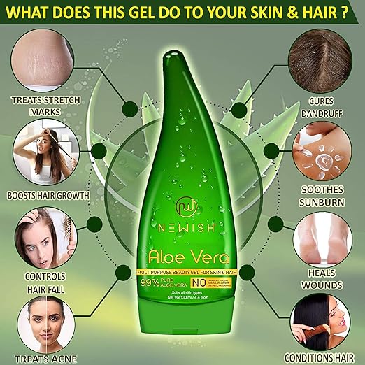 Newish Aloevera Gel - 130 ml