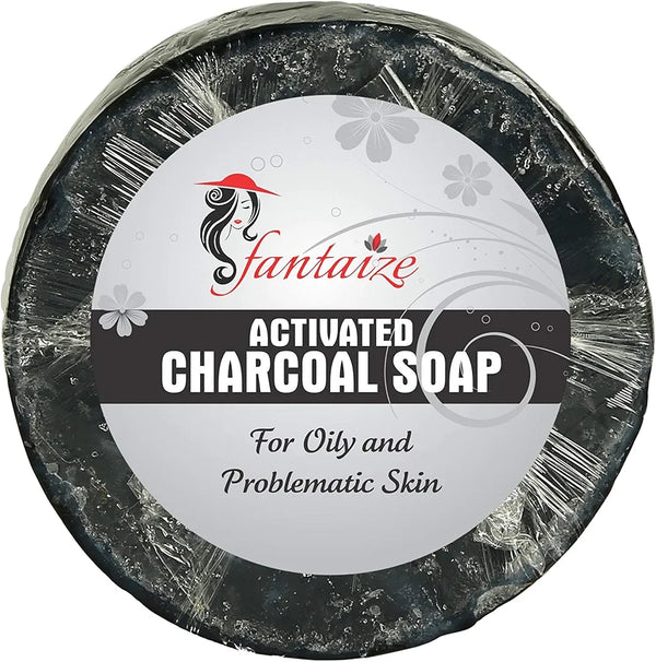 Fantaize - Handcrafted Charcoal Bathing Soap - Pack of 1 