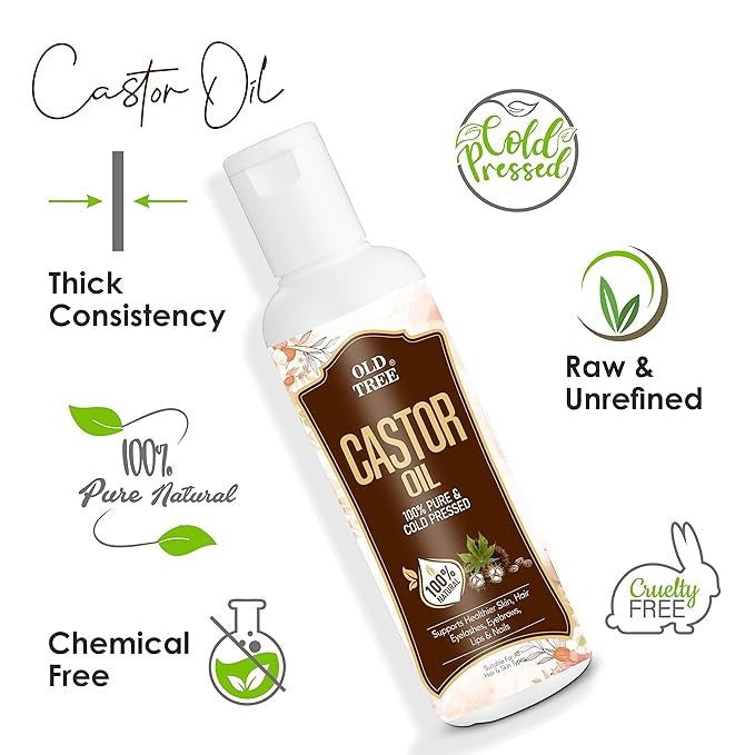 Old Tree Cold Pressed Castor Oil - 200 ml
