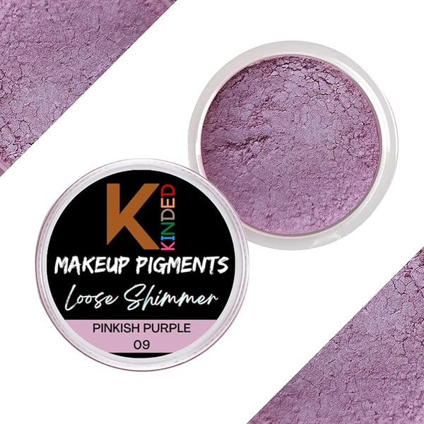 Kinded Loose Shimmer Makeup Foil Pigments Glitter Colour Pinkish Purple - 3 gms