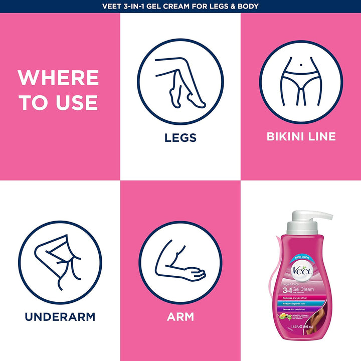 Veet Botanic In Shower Cream Hair Remover - 400 ml