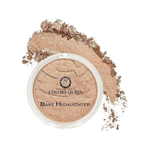 Colors Queen Too Much Baked Shimmer Blusher and Highlighter 04 Dazy Woo - 20 gms