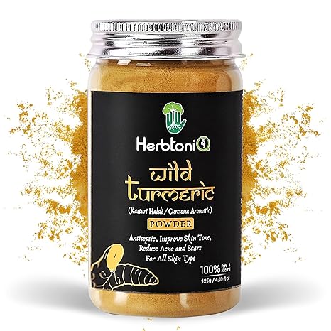 Herbtoniq Kasturi Manjal Wild Turmeric Face Pack - 125 gms