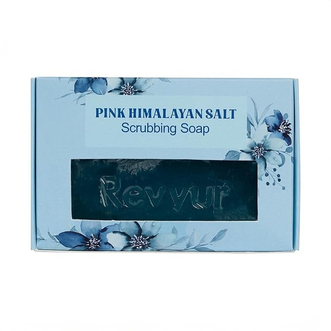 Revyur Speciality Naturals Revitalizing Pink Himalayan Salt Scrubbing Soap - 125 gms