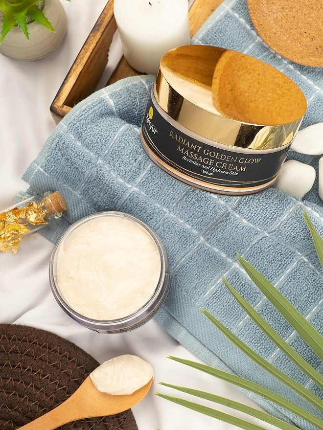 Revyur Speciality Naturals Radiant Golden Glow Massage Cream - 200 gms