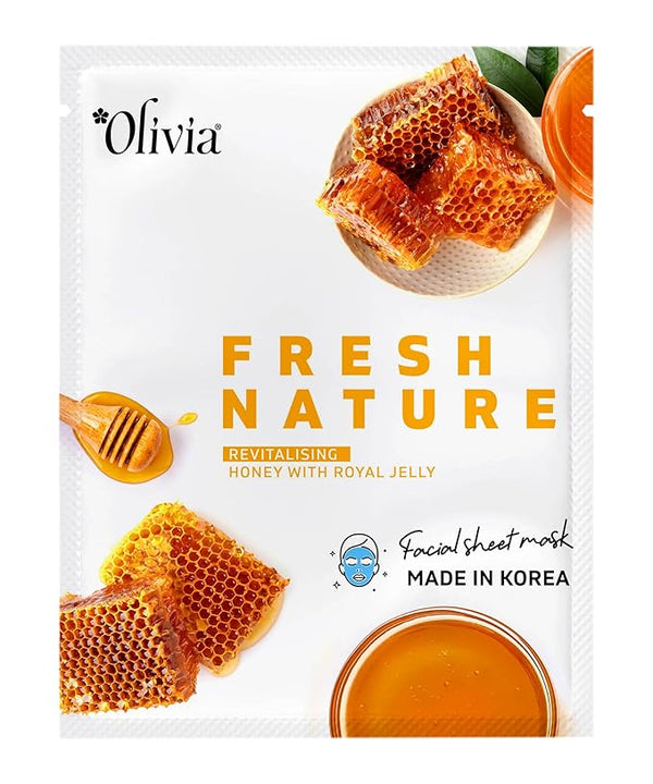 Olivia Revitalizing Sheet Mask with Honey and Royal Jelly - 25 ml