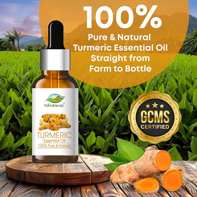 Farm Blends Turmeric Essential Oil - 10 ml