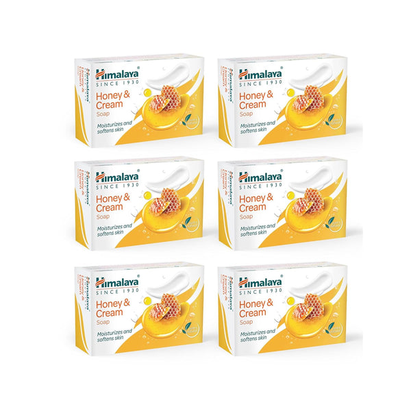 Himalaya Honey and Cream Soap - 125 gms(Pack of 6)