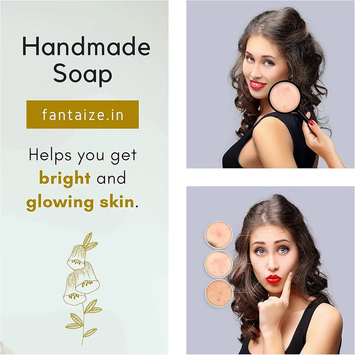 Fantaize - Handcrafted Gold Bathing Soap - Pack of 1 