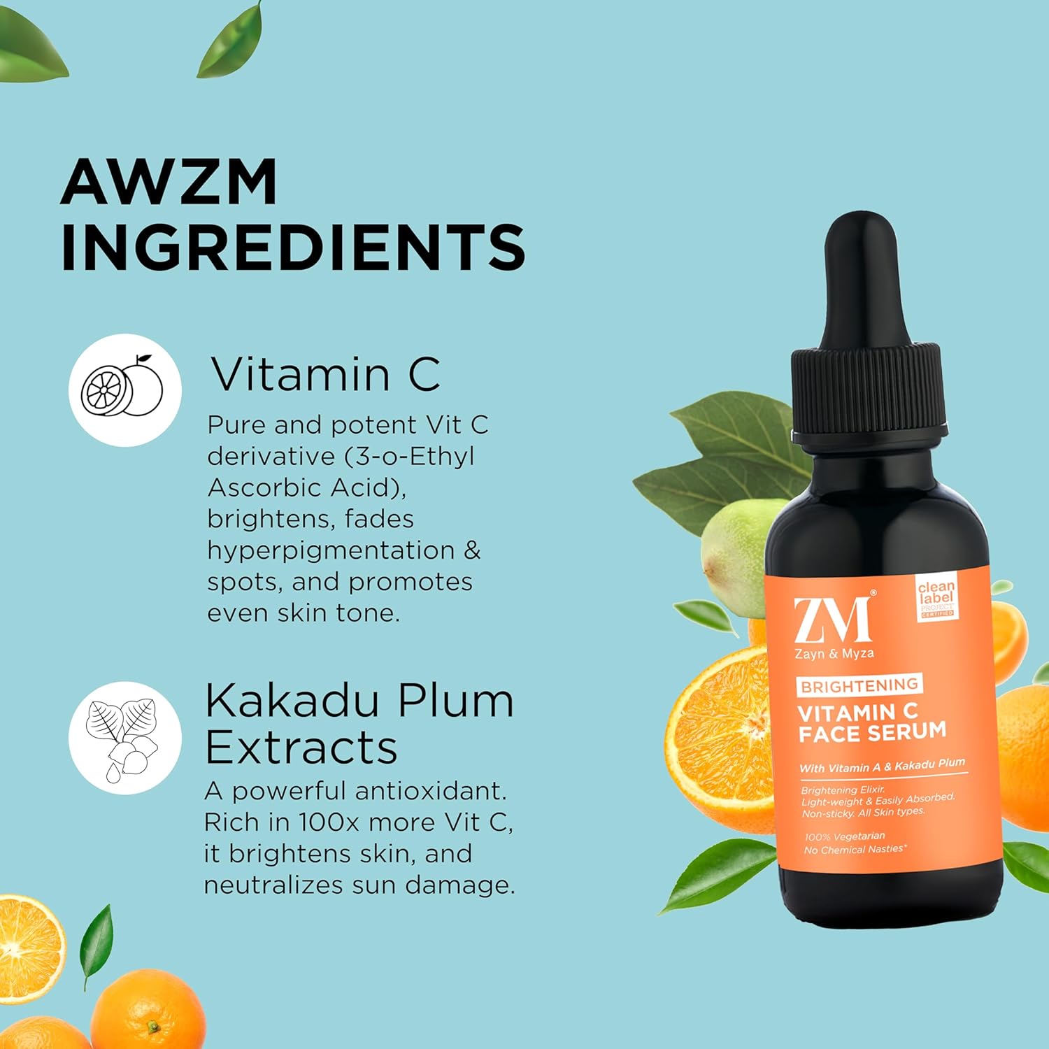 ZM Zayn & Myza Vitamin C Face Serum - 30 ml – Veeha Beauty