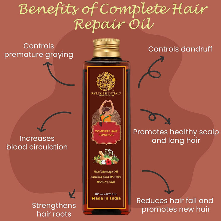 Ryllz Essentials Complete Hair Repair Oil - 200 ml