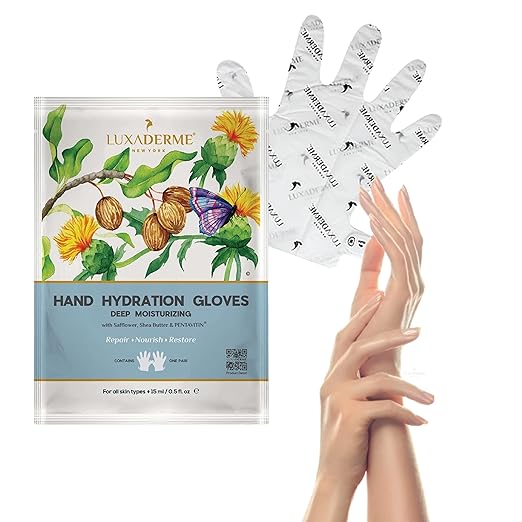 LuxaDerme Hand Hydration Gloves Deep Moisturising Gloves - 15 ml