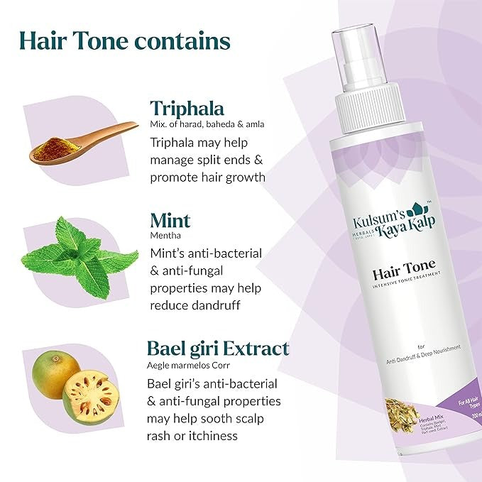 Kulsum's Kaya Kalp Herbals Hair Tone - 200 ml