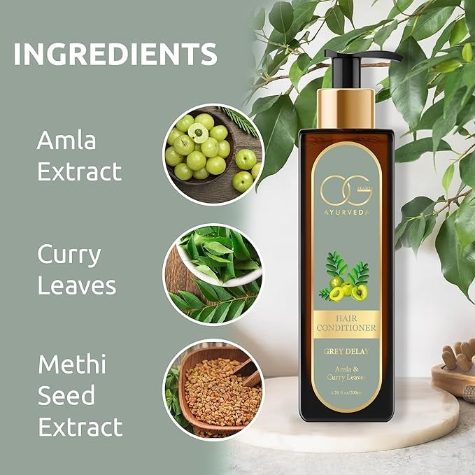 OG BEAUTY Ayurveda Grey Delay Hair Conditioner - 200 ml