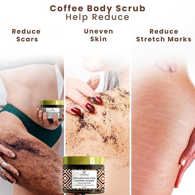 Samisha Exfoliating Body Scrub With Coffee honey & Oatmeal - 100 gms