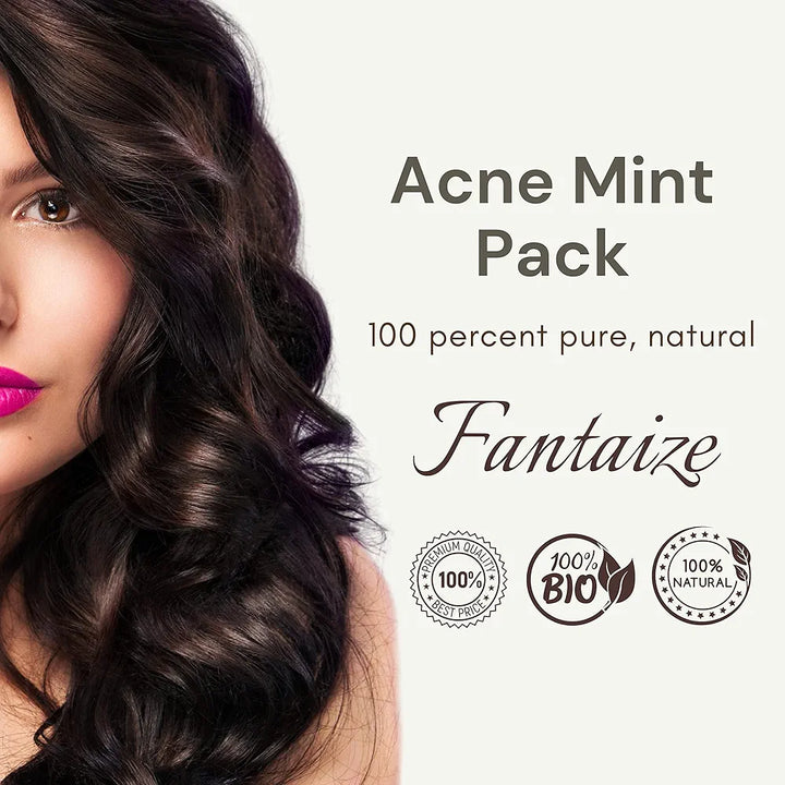 Fantaize - Mint pack for oily skin to remove pimples and tan - Pack of 1 