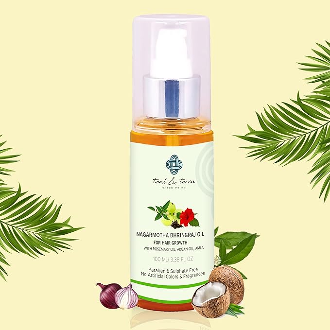 Teal & Terra Nagarmotha Bhringraj Hair Oil - 100 Ml