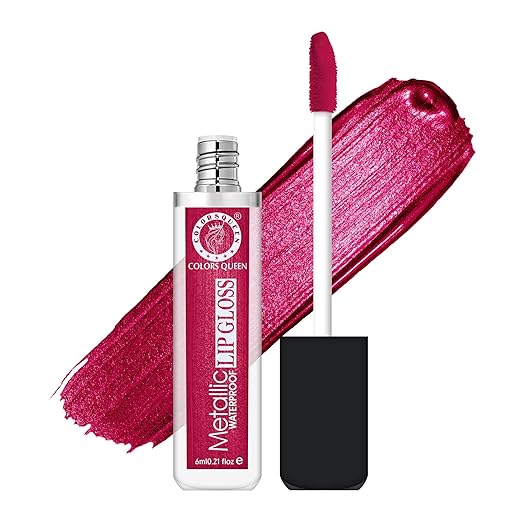 Colors Queen Lip Gloss Sweet Heart Red (Metallic) - 5 ml