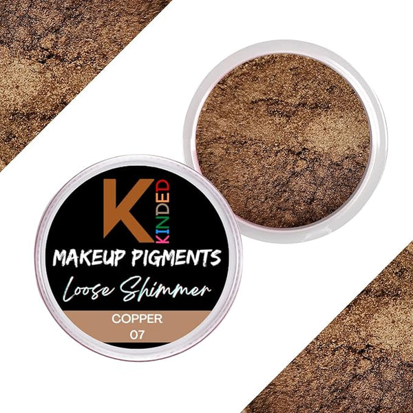 Kinded Loose Shimmer Makeup Foil Pigments Glitter Colour Copper - 3 gms