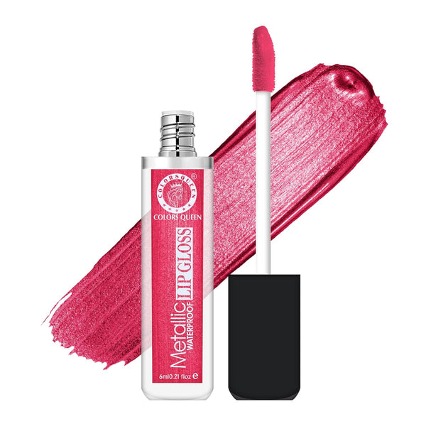 Colors Queen Lip Gloss Neon Apple (Metallic) - 5 ml